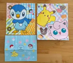 ポケモン×ミスド 限定 ショップ袋 ショッパー 3枚 匿名配送