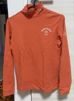 PEARLY GATES タートルネック 長袖 Tシャツ オレンジ 1989のサムネイル