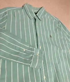 美品 90s ラルフローレン BLAIRE オックスフォード ストライプシャツ