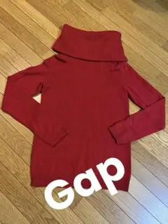 Gap 赤 タートルネック セーター