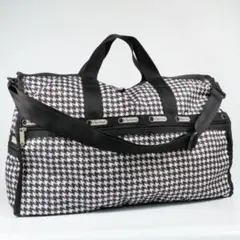 美品◎レスポートサック ボストンバッグ 千鳥格子柄 2way ポーチ付き