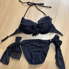 ＊ブラックレース セパレート水着 ビキニ　Mサイズのサムネイル
