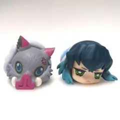 鬼滅の刃　おねむたん　嘴平伊之助　にどね　アースカラー　壱ノ型　肆ノ型