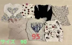 女の子 90〜95 7枚セット 保育園着まとめ売り petit main キティ