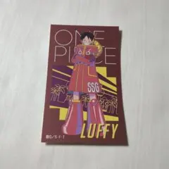 ワンピース　ルフィ　トレーディングメタリックステッカー