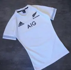 adidas ALL BLACKS オールブラックス AIG ラグビー ジャージ