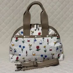 【美品】レスポートサック × ミッフィー ヨークサッチェル 花柄