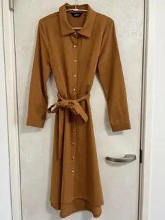 シャツワンピース ロングワンピース