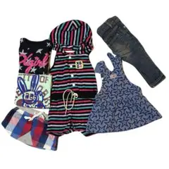 6着 X-GIRL first stage 12M 80cm Tシャツ パンツ