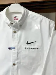 ✨コラボ・極美品✨Supreme × NIKE ボタンダウンシャツ