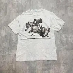 USA製 90s 乗馬 ヘインズ hanes Tシャツ ヴィンテージのサムネイル