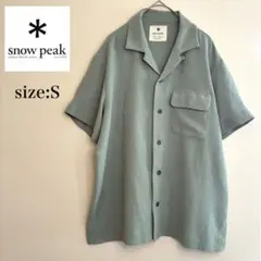 Snow Peakスノーピーククイックドライ オープンカラーシャツ Sのサムネイル