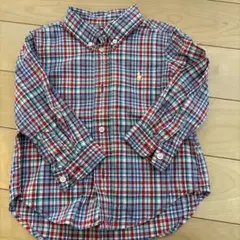 Ralph Lauren チェック柄長袖シャツ 24M