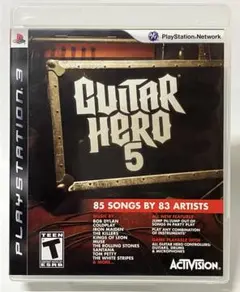 美品 PS3 北米版 GUITAR HERO5 ギターヒーロー5 プレステ3