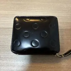 COMME des GARCONS 二つ折り財布 ドット柄 ブラックのサムネイル