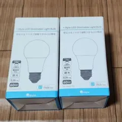 【2つセット】+Style LED Dimmable Light Bulb