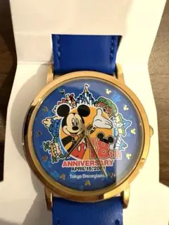 【新品未使用】ディズニーランド18周年記念 2001ミッキー 腕時計 限定のサムネイル