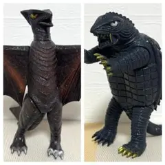 懐かしの昭和特撮「大怪獣ガメラ」ソフビフィギュア（タグ付き