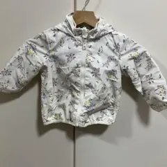 petit main花柄フード付きジャケット 90センチ