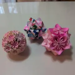折り紙 くす玉 ハンドメイド(100個1セット) - メルカリ
