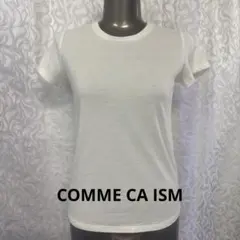 COMME CA ISMホワイト 半袖 Tシャツ