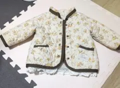 花柄 キルティングジャケット 80　ビケットクラブ