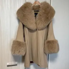 未使用タグ付　定価14万円　Sov.ソブ　ブルーフォックスファー　ジレ　ロング Sov. ソブ リアルファーベスト グレー ブルーフォックス 38試着のみ