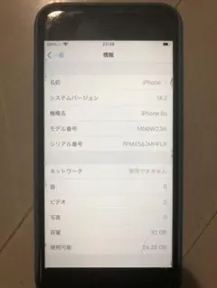 iPhone 6s Space Gray 32 GB docomo