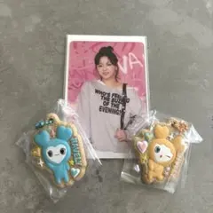 TWICE オフラインくじ　クリアトレカ　ビスケットチャーム