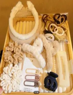 【新品/送料込】未使用 ヘアアクセサリー 31点 セット カチューシャ クリップ