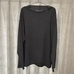 SENSE OF PLACE ダークグレー長袖カットソー