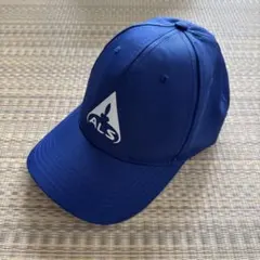 ALS ベースボールキャップ ブルー