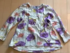 hakka kids 120cm 花柄 長袖カットソー