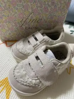 IFME ホワイトベージュ スニーカー 14.0cm