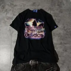 adidas originals graphic tee trefoil y2k