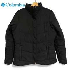 【Columbia】中綿ジャケット レディースL ブラックフルジップ アウトドア