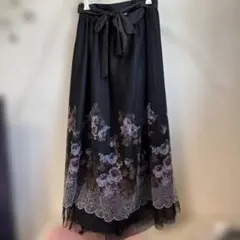 【値段交渉可】アクシーズファム axes femme ロングスカート 花柄