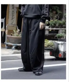 ニードルズ NEEDLES ヒザデルトラックパンツ 黒Sのサムネイル