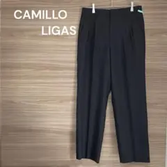 CAMILLO 【M】ブラック スラックス　毛100%