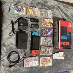 Nintendo Switch ネオンブルー/レッド 本体とソフト多数
