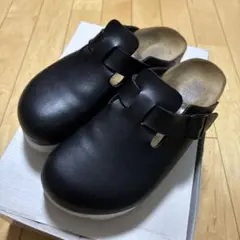 新品 ビルケンシュトック ボストン シボ革 黒 エクスクイジット 35