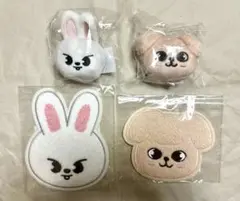 スキズ サガラ刺繍コースター マグネット リノ スンミン リービット パピーム