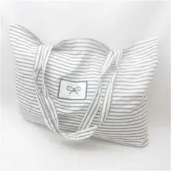 Anya Hindmarch ストライプ トートバッグ ホワイト系 レディースのサムネイル