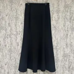 GU ジーユー カットソーマーメイドロングスカート S 通勤 通学 きれいめ