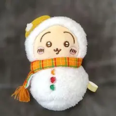 【ちいかわ】うさぎ 雪だるま ぬいぐるみ マスコット