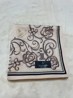 LANVIN COLLECTION ハンカチ 花柄 ベージュのサムネイル