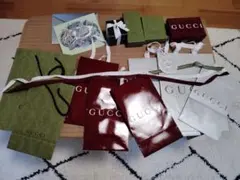 GUCCI グッチ 箱(ケース) ヒグチユウコ シール リボン 紙袋 ノベルティ
