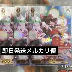 ヴァイス 霧雨魔理沙 TDSP 東方Project サイン 箔押し 4枚 - メルカリ