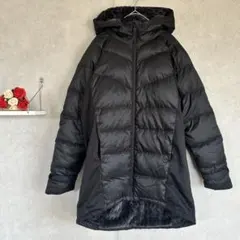 『mizuno comme ca ism』ブラックダウンジャケットコート　M相当