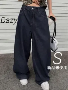 Dazy ルーズ ストレートレッグ バレルレッグ デニム ジーンズ SHEIN